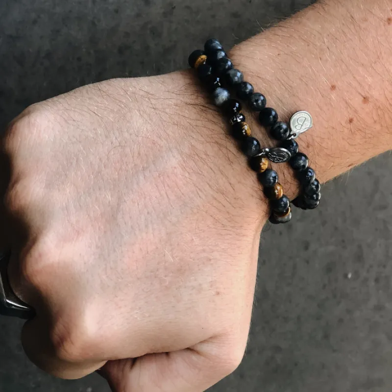 By Billgren sset, beads, jord/grå – 8115-8139>Armband Sale