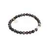 By Billgren Beads, tigeröga + stål, svart – 8214>Armband Online