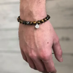 By Billgren Beads, brun/silver – 8918>Armband Sale