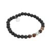 By Billgren Beads, jaspis, lavasten, stål – 8228>Armband Online