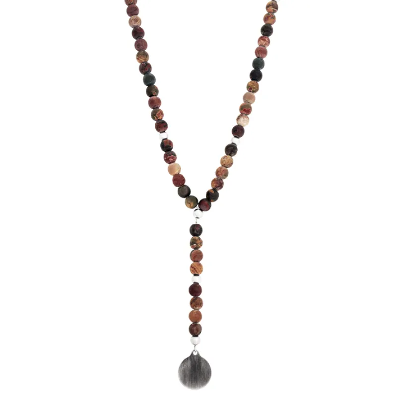 Halsband, beads, brunt – 9142>By Billgren Best