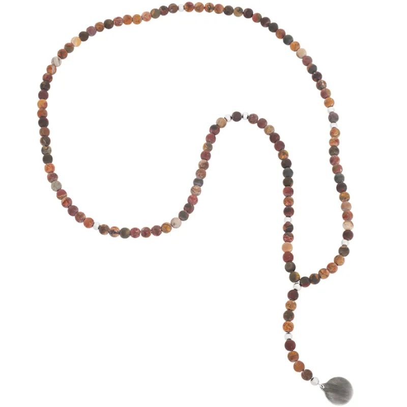 Halsband, beads, brunt – 9142>By Billgren Best