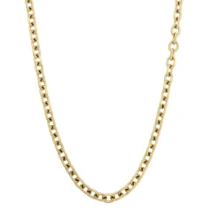 Halsband, kedja, stål, Guld- 9138>By Billgren Best