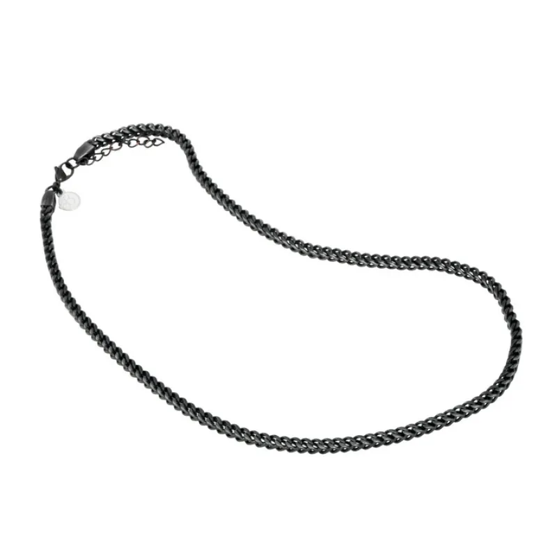 Halsband, kedja, svart – 9116>By Billgren Discount