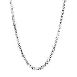 Halsband, stålkedja, silver – 9139>By Billgren Hot