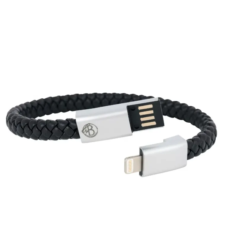 Laddningsarmband iPhone Svart/Stål – 8290>By Billgren Hot