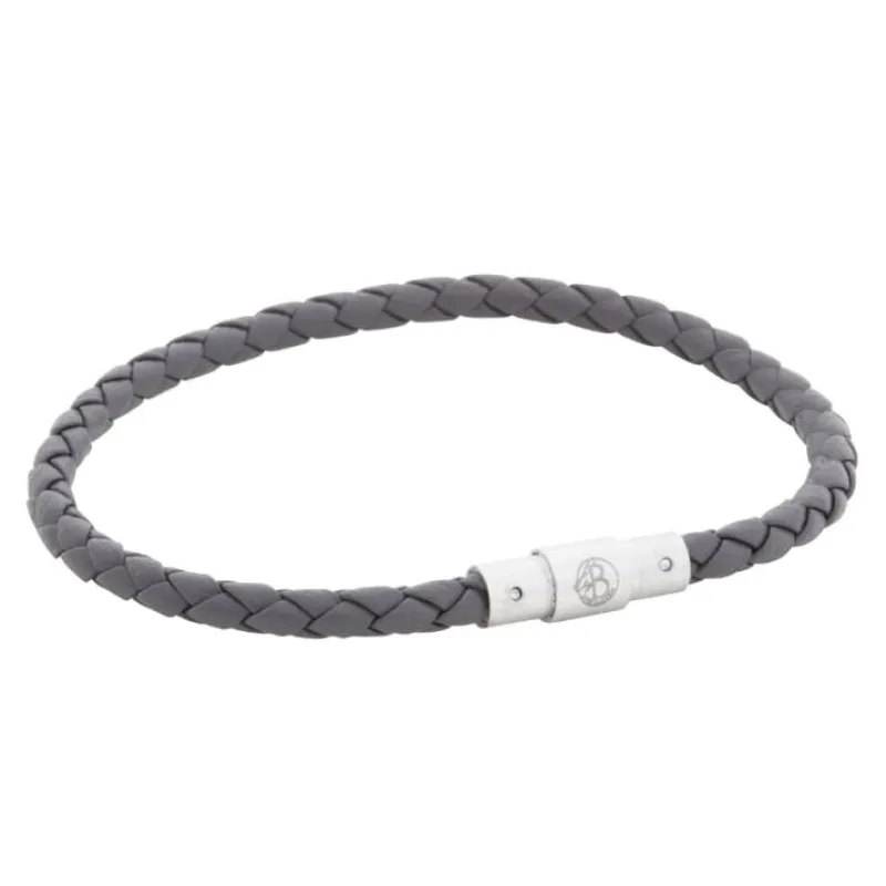 By Billgren Läder, dubbel, brun/grå – 8216>Armband Best