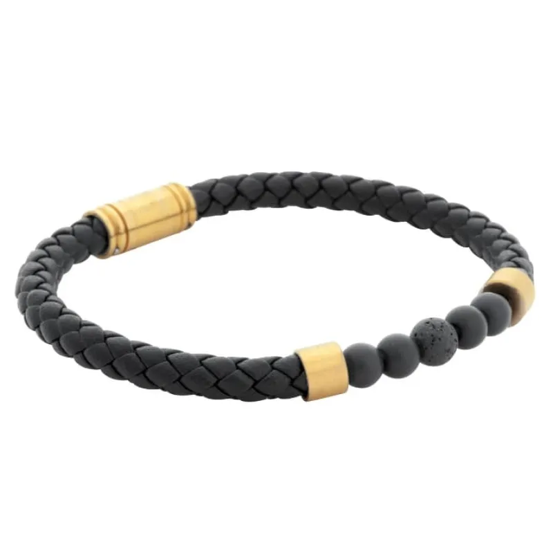 By Billgren Läder, dubbel, brun/grå – 8216>Armband Best
