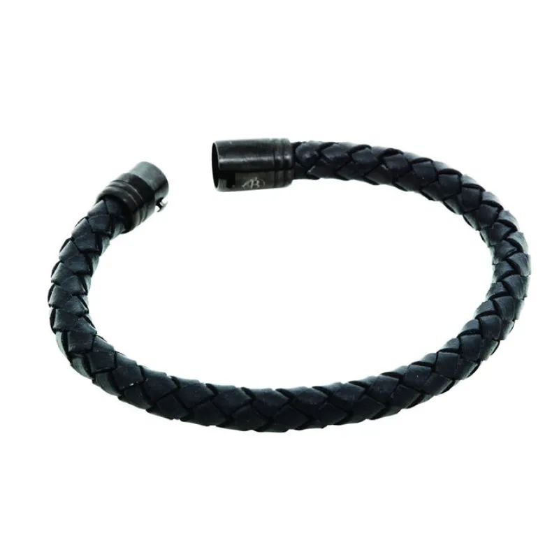 By Billgren Läder, dubbel, brun/grå – 8216>Armband Best