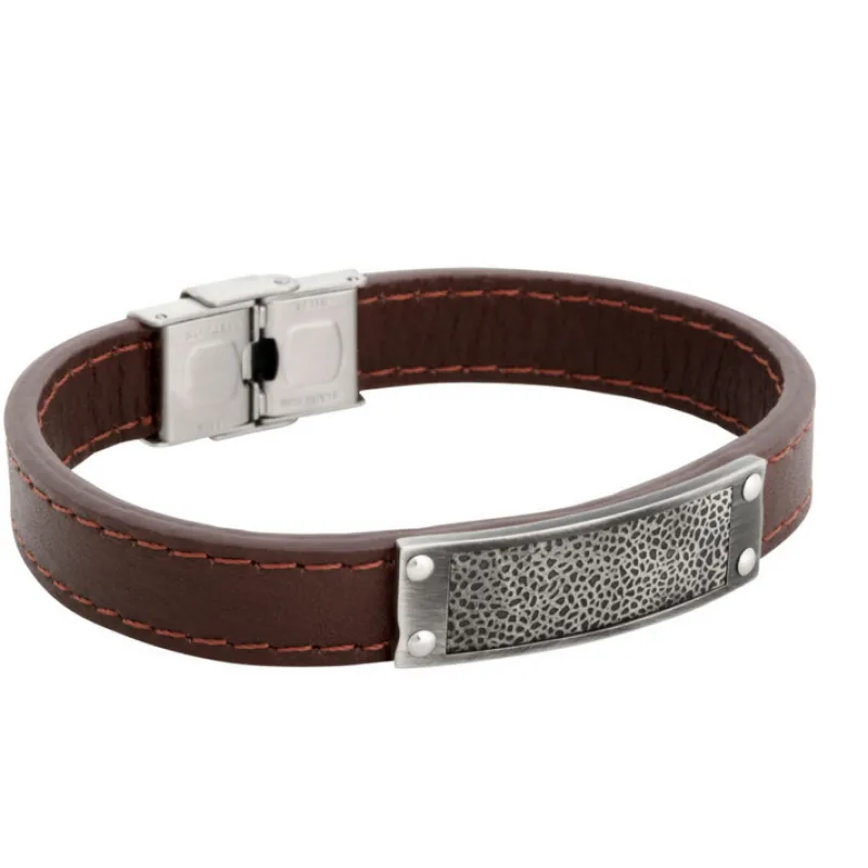 By Billgren Läder, Pattern, svart – 8177>Armband Sale