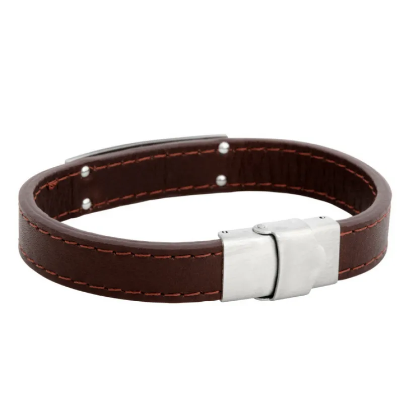 By Billgren Läder, Pattern, Brun – 8178>Armband Sale