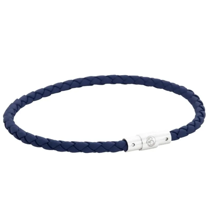 By Billgren Läder Tunt/Flätat Svart – 8200>Armband Outlet
