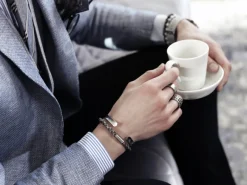 By Billgren Läder, Vintage, grå/beige – 8151>Armband Hot