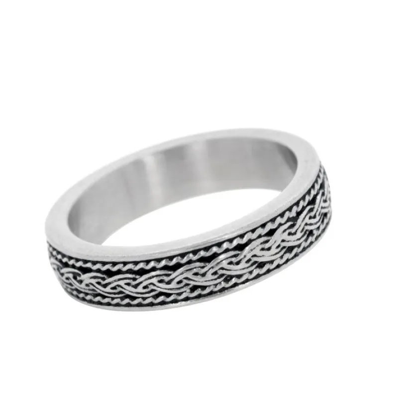 Ring, braid, silver – 5627>By Billgren