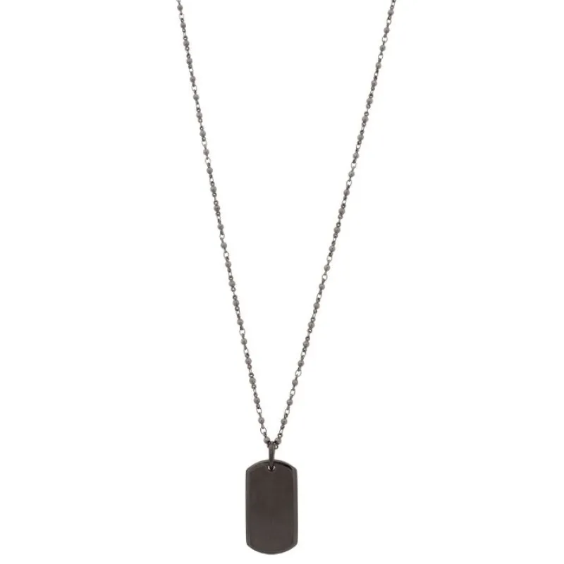 Stålhalsband Herman Svart – 9167>By Billgren Hot