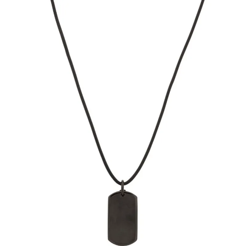 Stålhalsband Herman Svart – 9167>By Billgren Hot