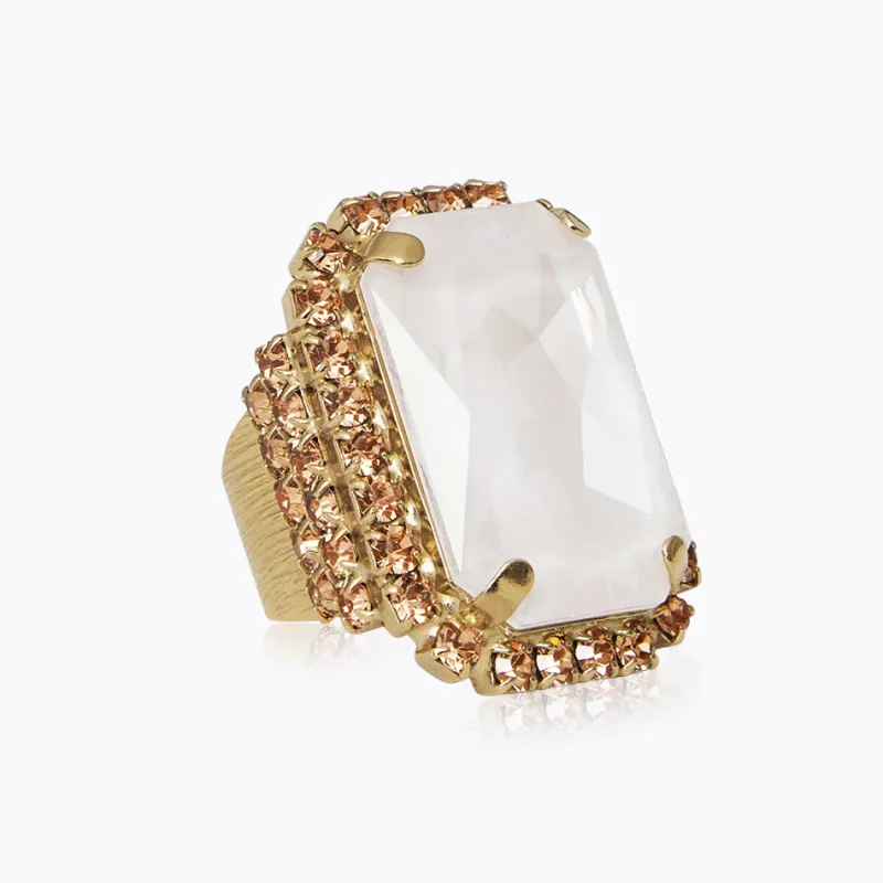 Alexa Ring / Electric White Combo (Guld)>Caroline Svedbom Clearance