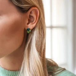 Alisia Örhängen / Green Combo (Gold)>Caroline Svedbom Hot