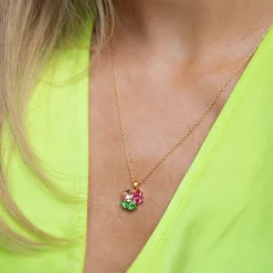 Caroline Svedbom Ana Halsband / Tropicana Combo (Rhodium)>Caroline Svedbom Halsband Discount