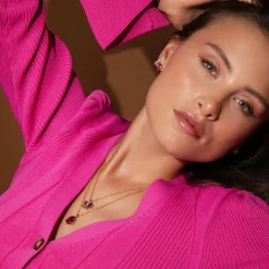 Ana Halsband, Dark Rose Combo – Rhodium>Caroline Svedbom