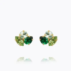 Ana Örhängen / Majestic Green Combo (Guld)>Caroline Svedbom Outlet