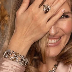 Angelina Ring / Greige Combo (Guld)>Caroline Svedbom Discount
