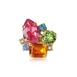 Angelina Ring Rhodium / Rainbow Combo><noscript><img width=