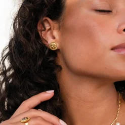 Apollo Stud Örhängen / Guld>Caroline Svedbom Discount