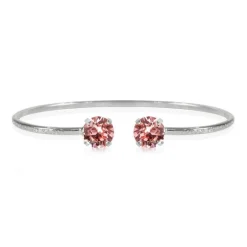Classic Rhodium / Petite Light Rose>Caroline Svedbom Armband