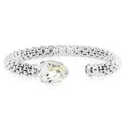 Classic Rope Rhodium / Crystal>Caroline Svedbom Armband Clearance