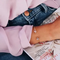 Petite Drop Guld / Vintage Rose>Caroline Svedbom Armband Sale