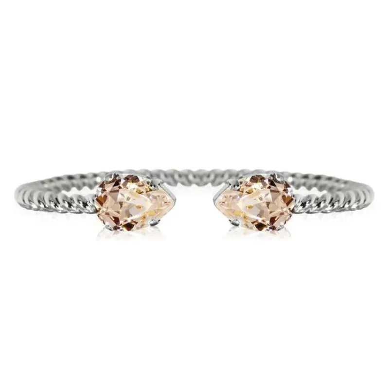 Mini Drop Rhodium / Silk>Caroline Svedbom Armband Online