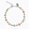 Calanthe Armband/ Summer Combo (Rhodium)>Caroline Svedbom