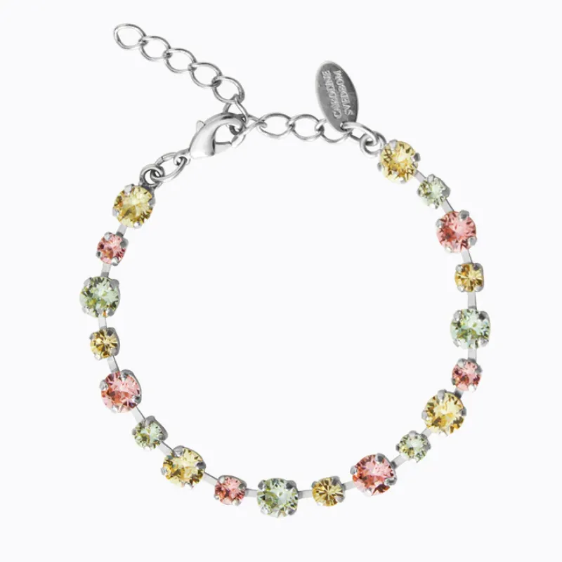 Calanthe Armband/ Summer Combo (Rhodium)>Caroline Svedbom