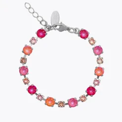 Caroline Svedbom Calanthe Armband Rhodium / Coral Combo>Caroline Svedbom Armband Best