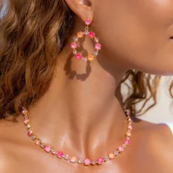 Calanthe Halsband/ Coral Combo (Guld)><noscript><img width=