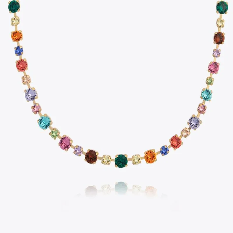 Calanthe Halsband/ Rainbow Combo (Guld)>Caroline Svedbom Clearance