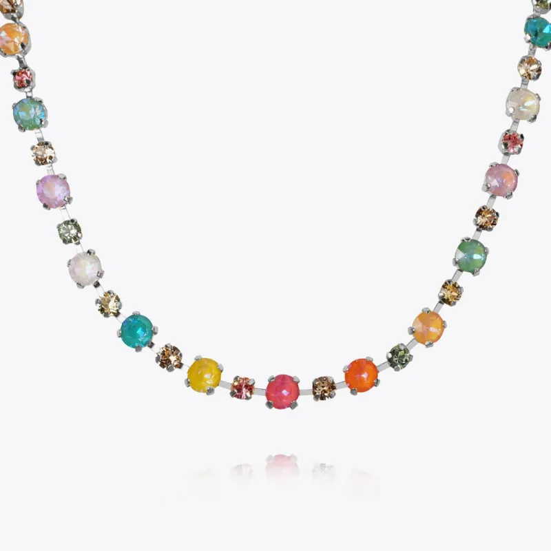 Calanthe Halsband / Flower Combo (Rhodium)>Caroline Svedbom Clearance