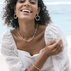 Calanthe Halsband / Flower Combo (Rhodium)>Caroline Svedbom Clearance