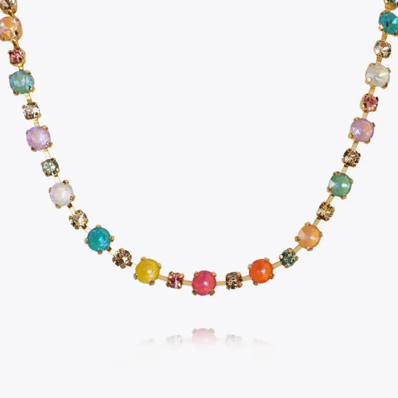 Calanthe Halsband / Flower Combo (Rhodium)>Caroline Svedbom Clearance