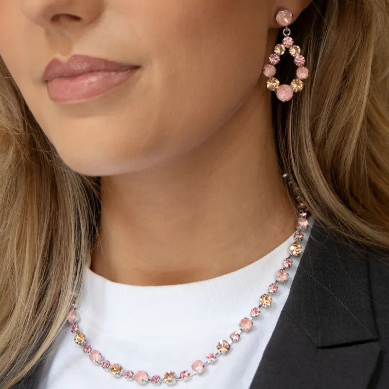 Calanthe Halsband/ Flamingo Combo (Rhodium)>Caroline Svedbom Best