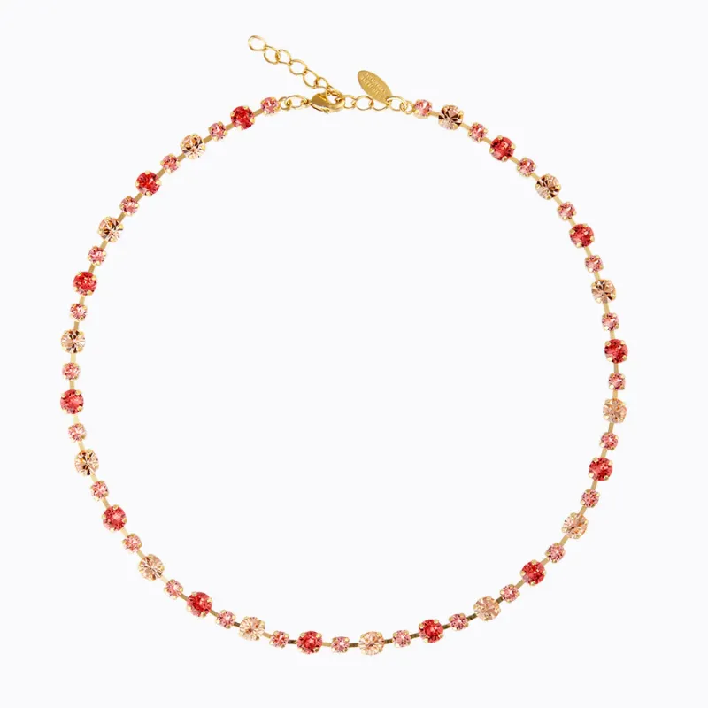 Calanthe Halsband/ Peach Combo (Guld)>Caroline Svedbom Hot