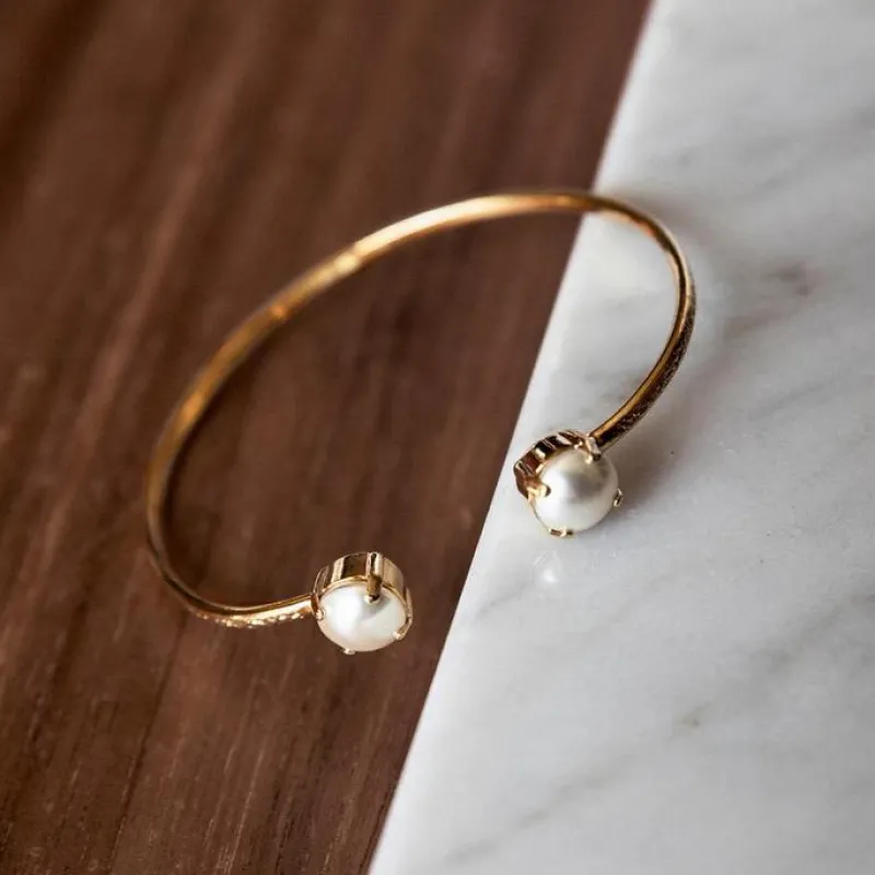 Caroline Svedbom Classic Petite Armband Guld / Pearl>Caroline Svedbom Armband Clearance