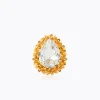 Classic Gemma Ring Crystal – Guld>Caroline Svedbom Best
