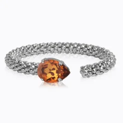 Caroline Svedbom Classic Rope Armband Rhodium / Light Amber>Caroline Svedbom Armband Online