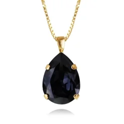 Classic Drop Halsband / Graphite (Guld)>Caroline Svedbom Best