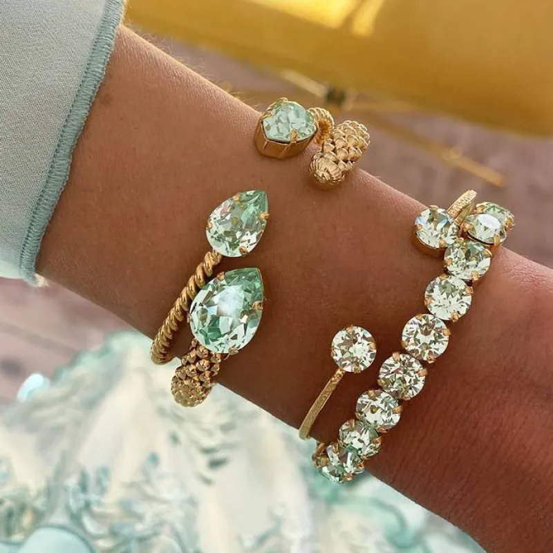 Caroline Svedbom Classic Petite Armband Guld / Chrysolite>Caroline Svedbom Armband Discount