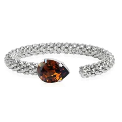 Caroline Svedbom Classic Rope Armband Rhodium / Smoked Topaz>Caroline Svedbom Armband Outlet