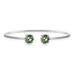 Caroline Svedbom Classic Petite Armband Rhodium / Chrysolite>Caroline Svedbom Armband