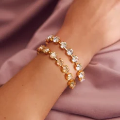 Caroline Svedbom Cora Armband / Crystal (Rhodium)>Caroline Svedbom Armband